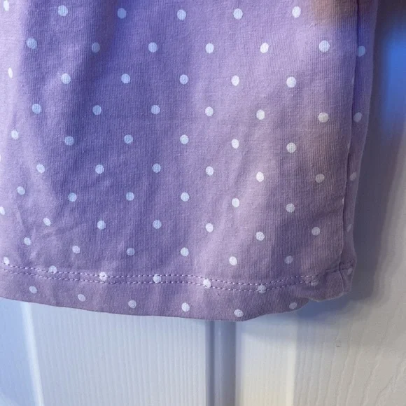 EUC Matilda Jane Purple and White Polka Dot Top - Picture 7 of 11